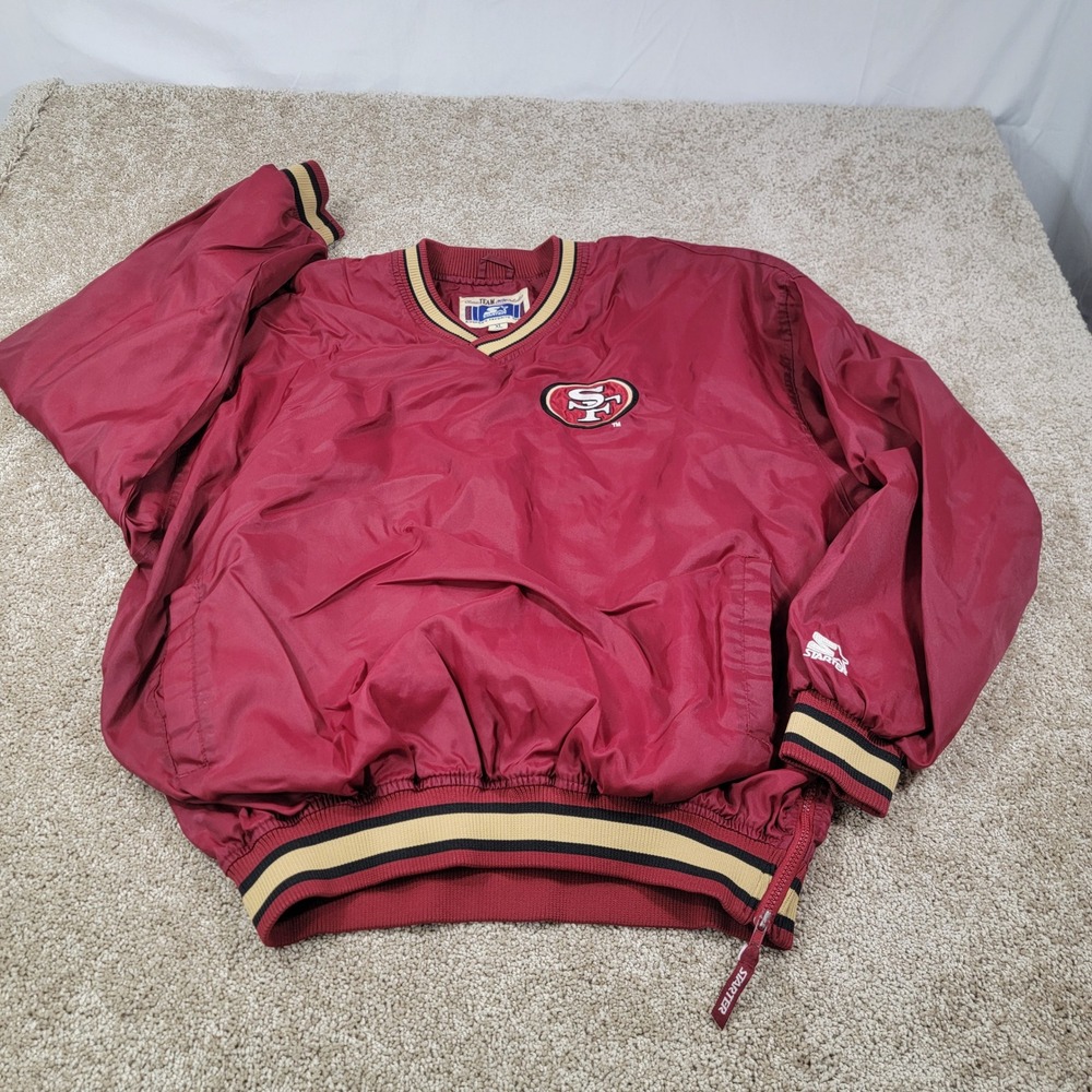Starter‎ NFL 49ers Pullover Windbreaker Steve Young #8 XL